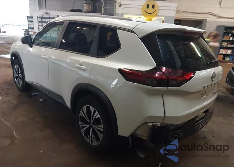 2022 Nissan Rogue Sv Intelligent Awd from USA, damaged, VIN JN8BT3BB4NW338137
